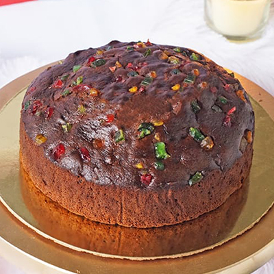 "Round shape plum cake - 1kg (code C05) - Click here to View more details about this Product